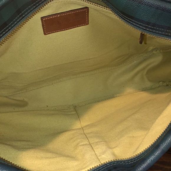 K RALPH LAUREN Black Watch Plaid Crossbody Messenger Camp School College Bag - Picture 7 of 17